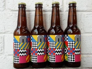 1 x Discontinued Peter Blake Designed Mad Hatter Brewing Co Beer Bottle (empty) - Picture 1 of 2