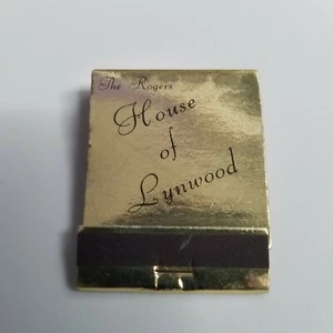Unstruck The Rogers House of Lynwood Lounge Disco IL Illinois Matchbook tub15 - Picture 1 of 5