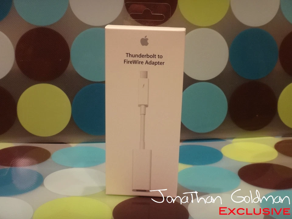 Apple Thunderbolt to FireWire Adapter Cable MD464LL/A A1463 NEW SEALED BOX - Image 1 of 4