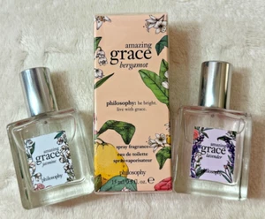 Set of 3 ~ 15mL Spray Perfume ~ Jasmine, Lavender, Bergamot ~ Philosophy ~ NEW! - Picture 1 of 7