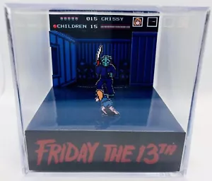 Friday the 13th Nintendo 3D Cube handgefertigtes Diorama - Retro Gaming - Papierkunst - Bild 1 von 10