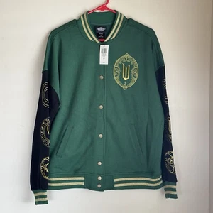 Wicked Emerald City Girls Oversized Varsity Jacket SMALL New - Picture 1 of 11