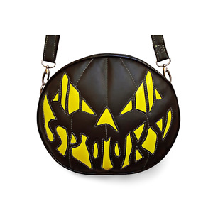 Nara Prado Spooky Pumpkin Bag Yellow & Black