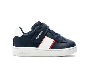 Geox Eclyper Shoes Mens Child Sneakers Baby Blue With Tear Laces Elastic - Picture 1 of 5