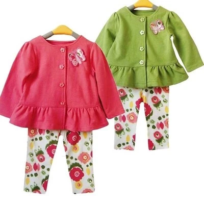 Baby Girl Toddler Autumn Birthday Party Occasion Casual Kids Bow winter Outfit - Image 1 of 3