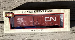 LIFE LIKE PROTO 1000 HO 1/87 CN GRAFFITI 50' NEWSPRINT BOX CAR RD #404092 400314 - Picture 1 of 16