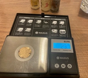 MONETA ROMANA Cull .054Oz o 1,53gm che ho testato con kit casa 10k 100% restituibile - Foto 1 di 2