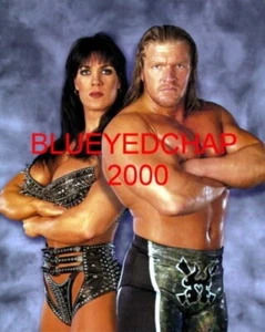 CHYNA & TRIPLE H WRESTLER 8 X 10 WRESTLING PHOTO WWF WCW - Bild 1 von 1