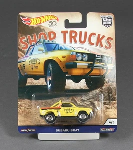 Camiones de tienda Hot Wheels Car Culture 2017 Subaru Brat amarillo FLC23 1/64 - Imagen 1 de 1