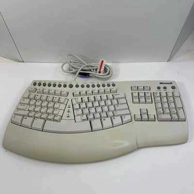 Microsoft Natural Keyboard Pro Ergonomic Split Wired Desktop PC Computer RT9431 - Image 1 of 4