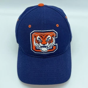Gorra de colección Clemson University Zephyr mezcla de lana ajustada talla 7 azul tigre - Imagen 1 de 9