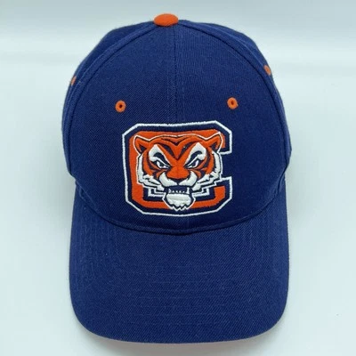 Vintage Clemson University Zephyr Hat Cap Wool Blend Fitted Size 7 Tiger Blue - Image 1 of 4