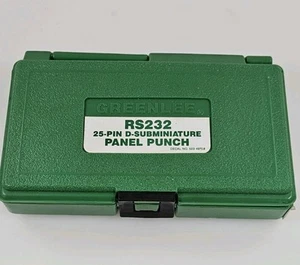 GreenLee RS232 25 Pin Connector Knockout Punch《Priced To Sell》 U.S. Seller - Picture 1 of 9