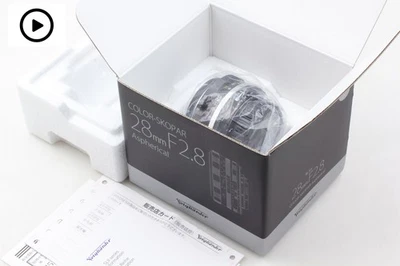 Silver Rim [MINT] Voigtlander Color-Skopar 28mm F2.8 SL IIS Ais Lens From JAPAN - Image 1 of 4