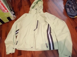 Womens Descente Ski Jacket Parka Snowboard DNA Snow coat Hood Green Insulated 10 - Picture 1 of 24