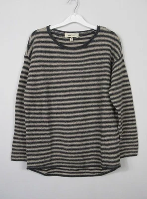 Seasalt Womens Fruity Striped mini cornish aran Long Sleeve Knit Jumper 10 - 20 - Image 1 of 4