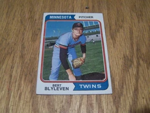 BERT BLYLEVEN 1974 TOPPS  BASEBALL CARD # 98 - Picture 1 of 1