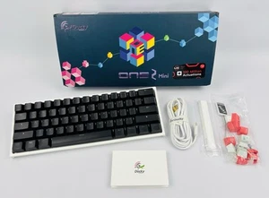 Ducky One 2 Mini White Case/Cherry RGB Silent Red Switch Keyboard - Picture 1 of 14