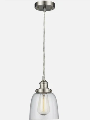 Colgante Jenny Trans Globe Lighting PND-1081 níquel cepillado Foto 1 de 4