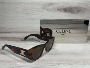Celine CL40308U Triomphe Cat Eye Tortoise 53E CL 40308 Sunglasses - Ships Now! - Picture 1 of 6