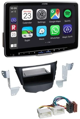 Alpine MP3 USB Bluetooth DAB Autoradio für Hyundai Veloster (ab 2011) - Bild 1 von 4