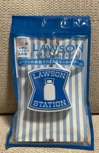 NEWLAWSON 50th Anniversary Light‑Up Signboard Keychain 2025 JAPAN 6.5×6.5×2.3cm - Picture 1 of 5