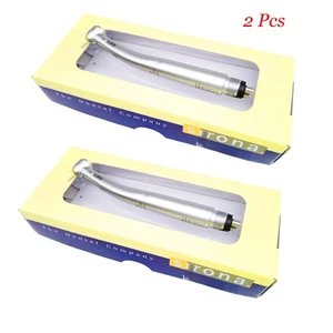 2x Sirona T3 Racer Dental High Speed Handpiece LED Fiber Optic 4Hole Push button - Picture 1 of 8