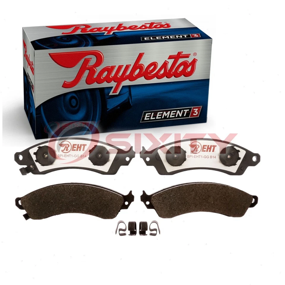 Juego de pastillas de freno de disco delanteras Raybestos Element3 para Chevrolet Camaro dt 1988-1992 Foto 1 de 4