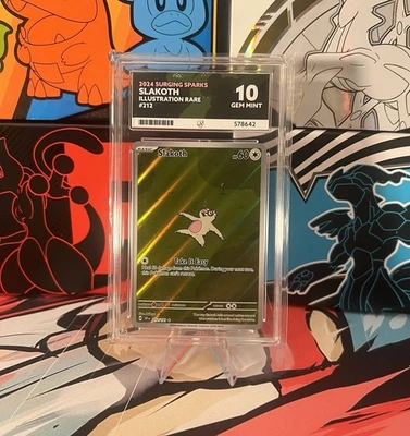 Slakoth 121 Surging Sparks ACE 10 Gem Mint Pokemon TCG - Image 1 of 3