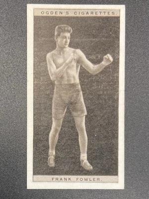 1928 Ogden's Pugilists in Action Tobacco Card Frank Fowler #16 Boxing - Image 1 of 2