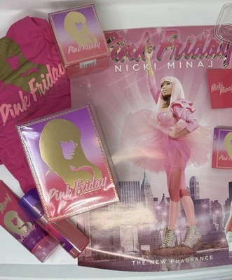 Nicki Minaj Pink Friday Perfume & Promo Lot. Fragrance T-shirt Poster Brand New! - Image 1 of 4