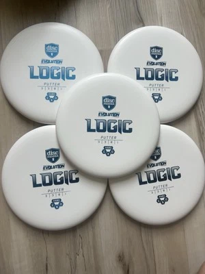 Disc Golf Putter Pack Dismania Evolution Exo Hard Logic Lot of 5 Discs All 176g - Image 1 of 3