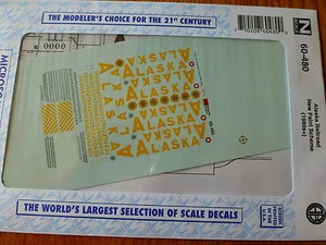 Microscale Decal N #60-480 Alaska Railroad ARR1980 Hood & Alco Cab Unit Diesels - Picture 1 of 1