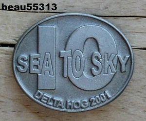 2001 HARLEY HOG "SEA TO SKY" HIWAY 99 VANCOUVER USA nach KAMLOOPS CANADA RIDE PIN - Bild 1 von 1