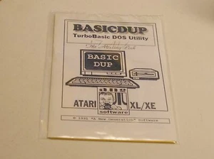 RARE Basicdup by A.N.G. Software for Atari XL/XE - NEW - Picture 1 of 2