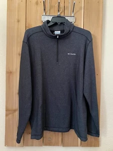 Columbia Mens Black Long Sleeve Pullover Shirt Size 2XL NWOT - Picture 1 of 3