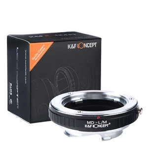 K&F Concept adapter for Minolta MD MC mount lens to Leica M camera M-P M240 M10 - Imagen 1 de 8