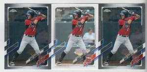 (10) Brice Turang 2021 TOPPS PRO DEBUT CHROME + ROOKIE LOT #PD-86 MUDCATS - Picture 1 of 1