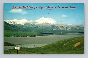 Postal de correo aéreo Mount McKinley - glaciar Muldrow - c.1961 - Imagen 1 de 2