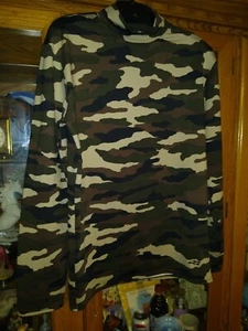 X L Boys Camo Long Sleeve Spandex Tee Shirt Control brand bcg NWOT - Picture 1 of 5