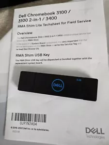 DELL Chromebook 3110 and 3110 2-in-1 RMA Shim LITE USB P/N 1TD9X - Picture 1 of 1