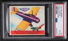 1941 Goudey Sky-Birds Chewing Gum R137 USA Curtis Pursuit Plane #9 PSA 4 12p5