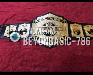 TNA WORLD TAG TEAM HEAVYWEIGHT CHAMPIONSHIP REPLICA TITOLO ZINCO 2MM/4MM - Foto 1 di 10