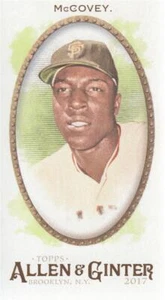 2017 Willie McCovey San Francisco Giants Allen und Ginter MINI Karte # 315 - Bild 1 von 2
