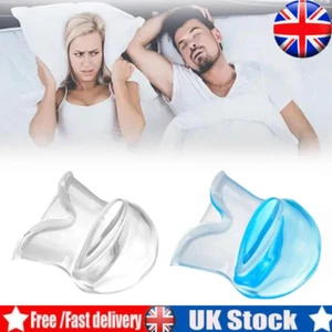 -Anti Snoring Tongue Device Sleep Apnea Aid Stop Snore Sleeve Aone Silicone~UK - Picture 1 of 15