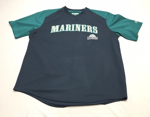 Seattle Mariners MLB genuine merchandise embroidered short sleeve 2XL Cover