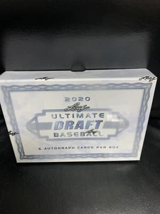 2020 Leaf Ultimate Draft Baseball Factory Sealed Hobby Box 6 AUTOS! ๐ฅ - Picture 1 of 1