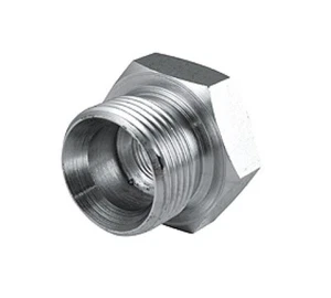 BSP Maschio 60 Cono x BSPT Boccola Fissa Femmina, 1/2" BSP x 1/4" BSPT - Foto 1 di 1