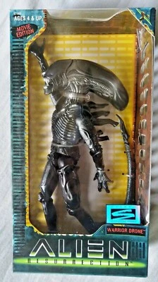 Drone Alien Resurrection Warrior, 12", edición de película 1997, Hasbro, nuevo en paquete  Foto 1 de 4