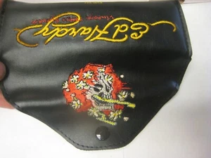 Ed Hardy Vintage Tatuaje Gafas Estuche Gafas Calaveras Flor EHR-201 NUEVO - Imagen 1 de 5